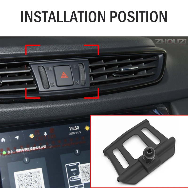 Car Mobile Phone Holder Air Vent Stand GPS Gravity Bracket For Nissan Qashqai J11 Car Accessories mobile phone holder,phone holder,gps holder