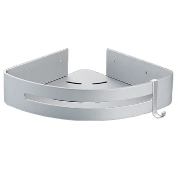 

Triangular Bathroom Shower Caddy Shelf Corner Bath Storage Holder Organizer Rack