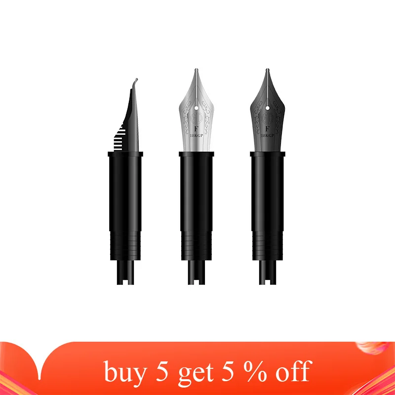 Original hongdian nib f/ef/b nib para a substituição das canetas da fonte-caneta nibs de reposição da pena nibs material da prática do escritório presente