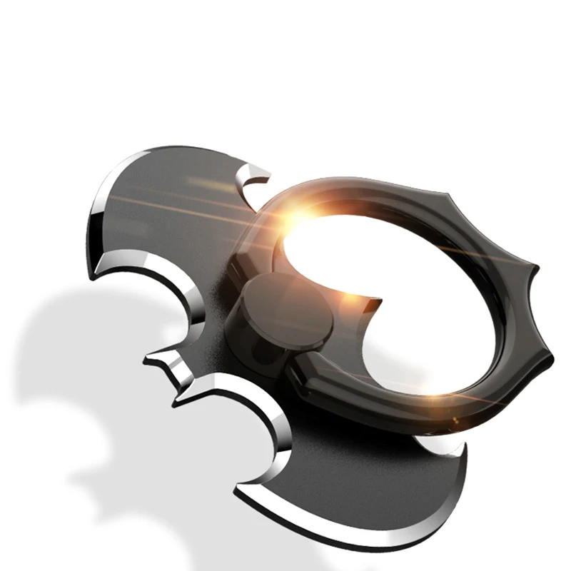 

Bat Finger Ring Cell Mobile Phone Desktop Stand Mount For iPhone X 8 7 XS Batman Metal Smartphone 360 Degree Desk Holder