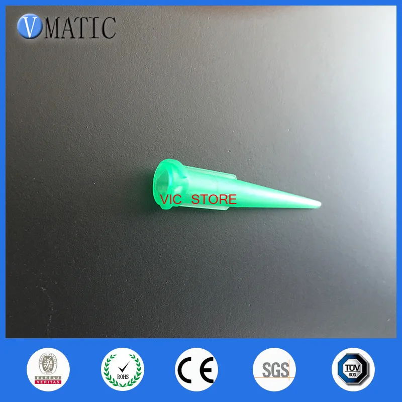 무료 배송 플라스틱 원추형 부드러운 흐름 테이퍼 바늘 모음 100Pcs 18G TT 테이퍼 디스펜스 바늘 팁
