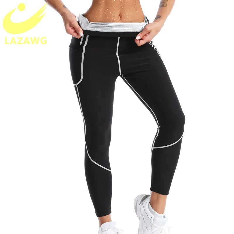 spanx thong LAZAWG Women Body Shaper Sets Sauna Sweat Weight Loss Suit Slimming Hot Thermal Long Sleeve Top Weight Loss Legging Shapewear skims shapewear