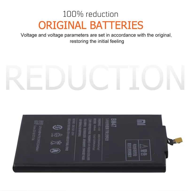 Батарея BM45 BM46 BM47 BN41 BN43 для Xiaomi Redmi 3 3S 3X 4X 3Pro Note 2 3 4 Pro Hongmi Note2 Note3 Note4 Note4X инструменты