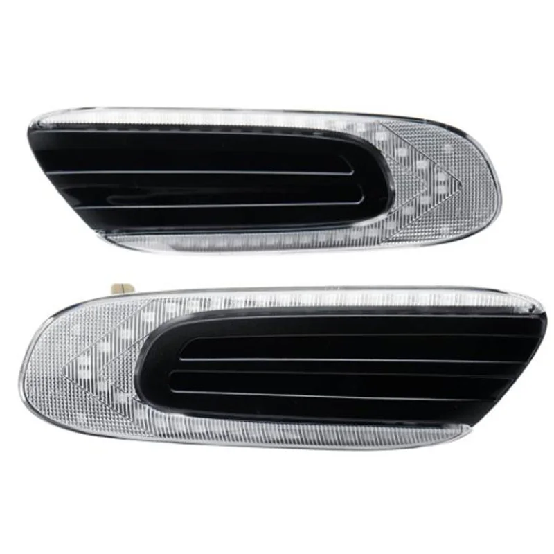 2 x led Dynamic Led Side Repeater Indicator Light Flowing Side Marker Signal Lamp Light for Bmw Mini Cooper F55 F56 F57 - Цвет: White