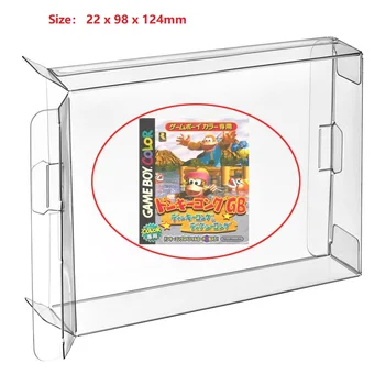 

H 10pcs CIB Game Box Cartridge Case Protector Sleeve for GBC Games Box Protector Japan version