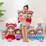 Douyin стиль вниз хлопок животных цилиндрической пижамы подушки спандекс очень мягкие серии Плюшевые игрушки на заказ