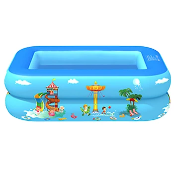 

Kids Adults Garden Water Play Portable Summer Thickened PVC Multipurpose Indoor Outdoor Inflatable Swimming Pool Rectangle