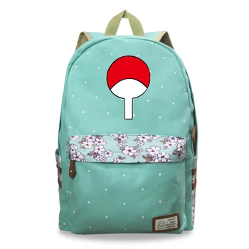 

Naruto Floral Pattern Backpack Men's Laptop Backpack Teen Fashion Men Mochila Casual Travel Backpack
