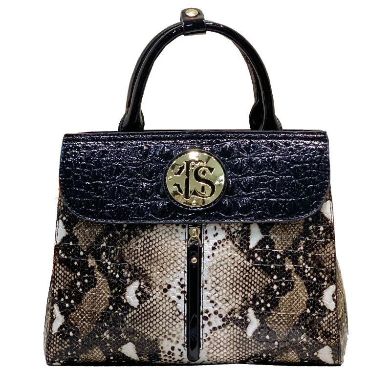 

2021GINYEZ Women Luxury Handbags Designer Crossbody Bags Female Crocodile Leather Handbag Serpentine Oblique Span Bag