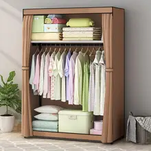 Modern Non-woven Cloth Wardrobe Dustproof Storage Cabinet with Drawer Bedroom Furniture Modern Non-woven Cloth Wardrobe Dustproof Storage Cabinet with Drawer Bedroom Furniture