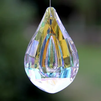 

Pipa crystal chain pendant Rainbow Drops Craft Hanging Chain Window Ornament Home Garden Decoration TT@88