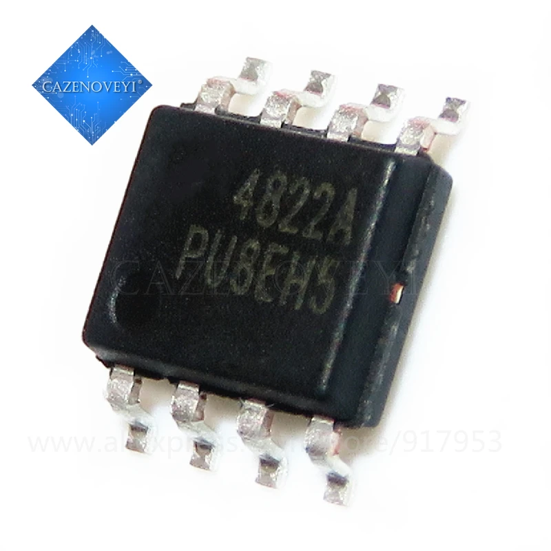 

10pcs/lot 4822 AO4822 AON4822 sop-8 Chipset New original In Stock