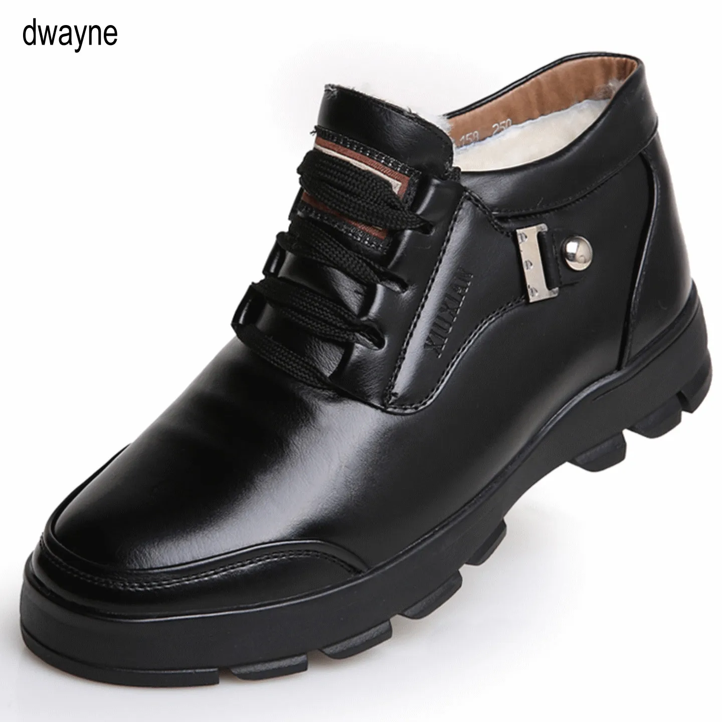 

Mens Snow Boots Winter Wool Blend Keep Warm Waterproof Men Boots zapatos de hombre mens boots leather