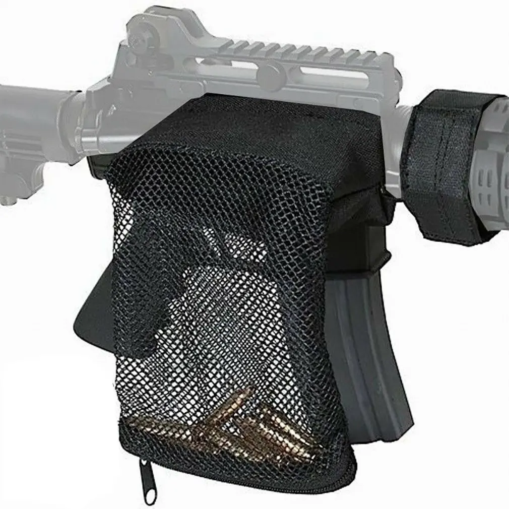 Тактическая Винтовка для охоты латунный корпус Catcher Quick Release AR 15 Ammo Mesh Trap нейлоновая сумка Bullet Pouch Holder