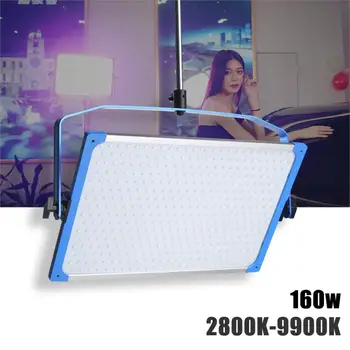 

NiceFoto TC-768 160W Photography Lighting RGB LED Panel Photo Light 2800K-9900K Studio Photo Video Light for Canon Nikon Camera