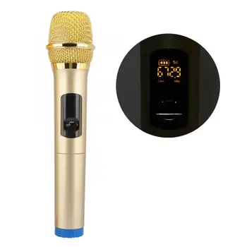 

New Portable Wireless Handheld Microphone System Receiver Kit for Karaoke Speech Microphone System Receiver