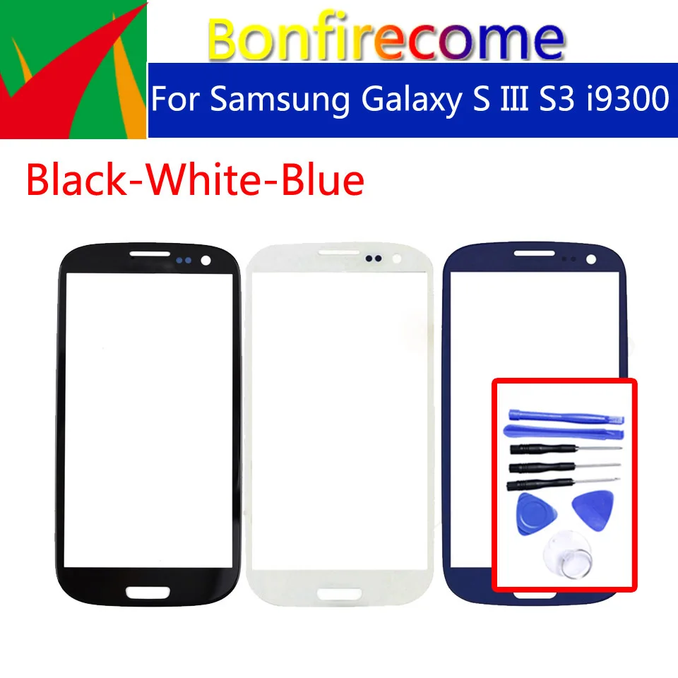 Сенсорный ЖК-экран для Samsung Galaxy S III S3 i9300 i9308, внешнее стекло для Samsung Galaxy S III S3 i9300 i9308, сменный сенсорный экран для объектива с ЖК-экраном, с возможностью замены