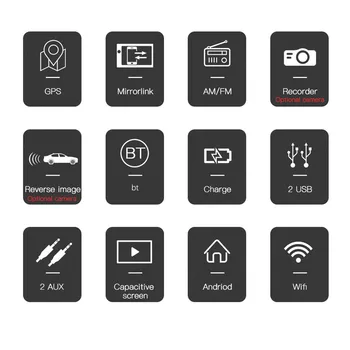 

SWM-A5 7 Inch HD Car BT Mobile Phone Interconnect MP5 Player GPS Navigation Z828
