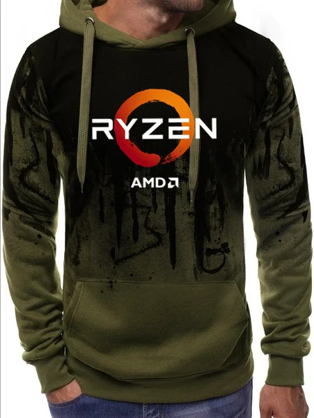 Процессор AMD RYZEN толстовки geek программатор для компьютера ZEN периферийные