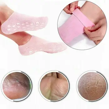

1 Pair Exfoliating Foot Mask Sock Spa Gel Moisturizing Feet Care Silicone Socks