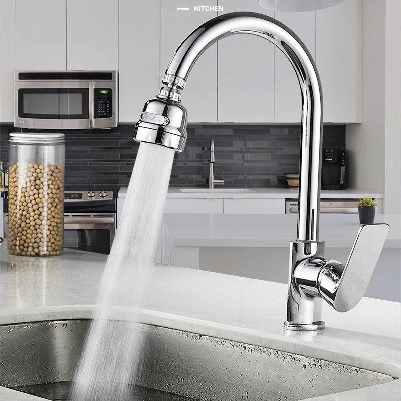 Tap Aerator 360 Degree Rotation Universal Splash-proof Water Saving Faucet Head Pressurized Bathroom Filter Foamer Aerators