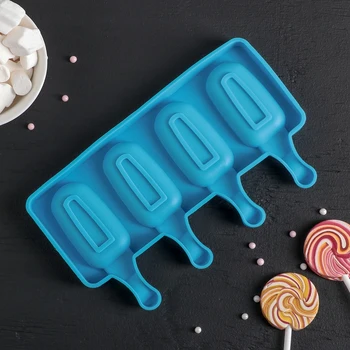 

Form for lollipops and ice cream "Eskimo small", 21.5x12.5x2 cm, 4 cells