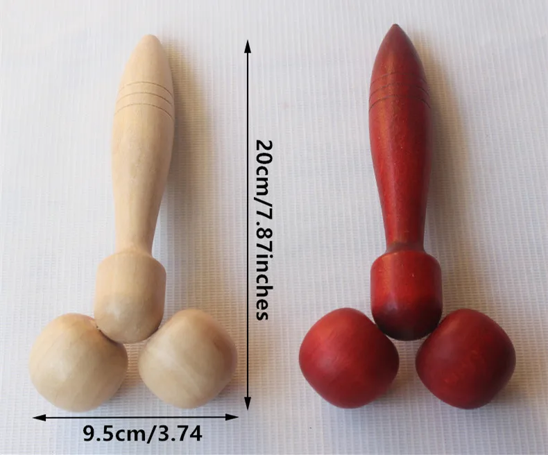 Деревянный ролик для лица, массажер для ухода за глазами, основной деревянный цвет, расслабляющий, для шеи, подбородка, для похудения, для подтяжки лица, массажный инструмент