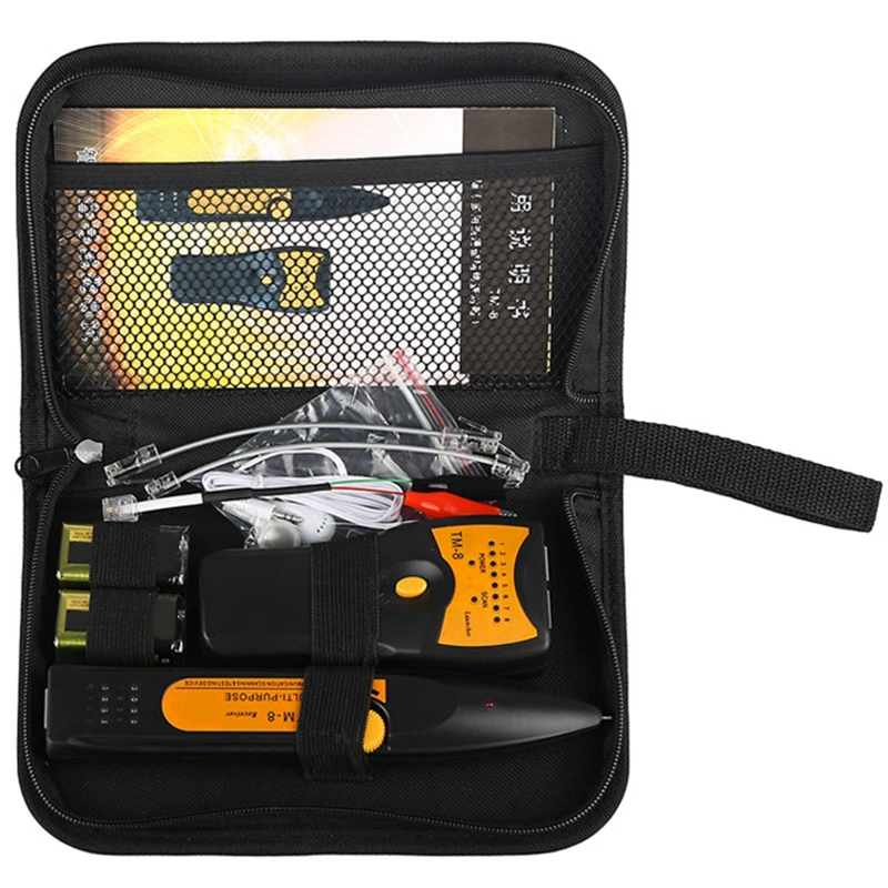 

Network Cable Tester Line FinderTM-8 RJ11 Telephone Line Tracker Cat5 Cat5A Cat6 Cat6A Cat6E RJ45 LAN