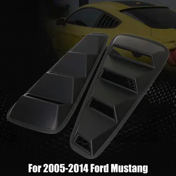 

Window Louvers Side-Window Cover Replaceable Louver Hardtop Self-Adhesive Tape 2pcs Convenient for Ford-Mustang