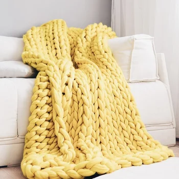 Nordic Knitted Blanket Home Improvement & Tools