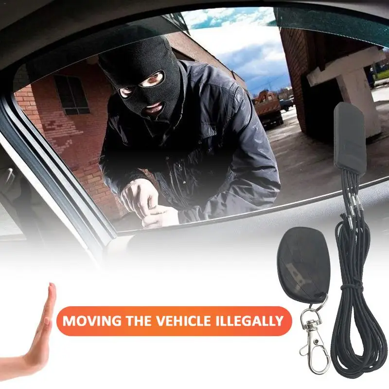 CARCHET Car Wireless Engine Hidden Lock 2.4G Oil Cut and Power Off with Displacement Anti-theft System for Car Vehicle Auto Part