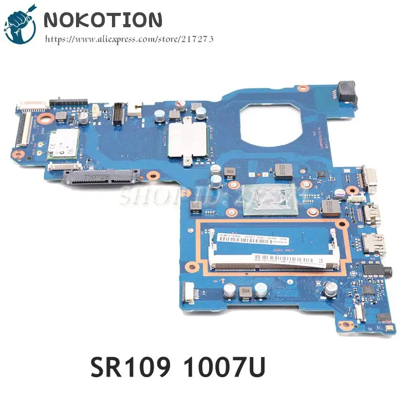 NOKOTION для samsung NP270E5E NP-270E5E NP270E5G Материнская плата ноутбука BA92-13616A BA92-13616B BA41-02308A SR109 Celeron 1007U Процессор