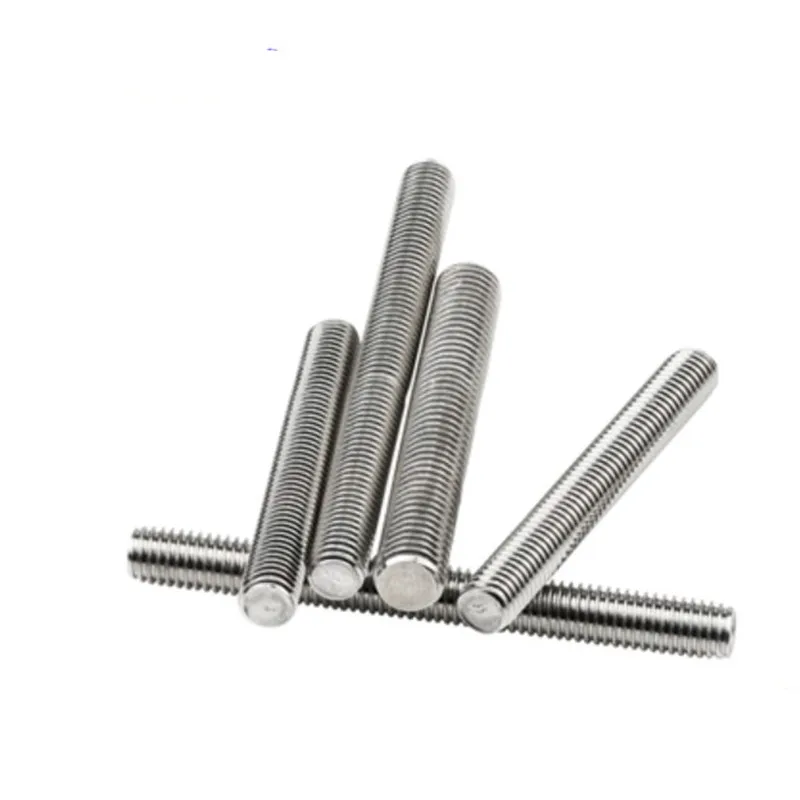 10pcs/lot Stainless steel full thread rod threaded bar M3 M4 M5 M6