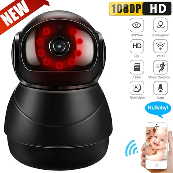 

1pcs 2MP IP Camera 1080P Wireless WiFi Surveillance Camera Motion Detection Night Vision Video Security System Baby Monitor