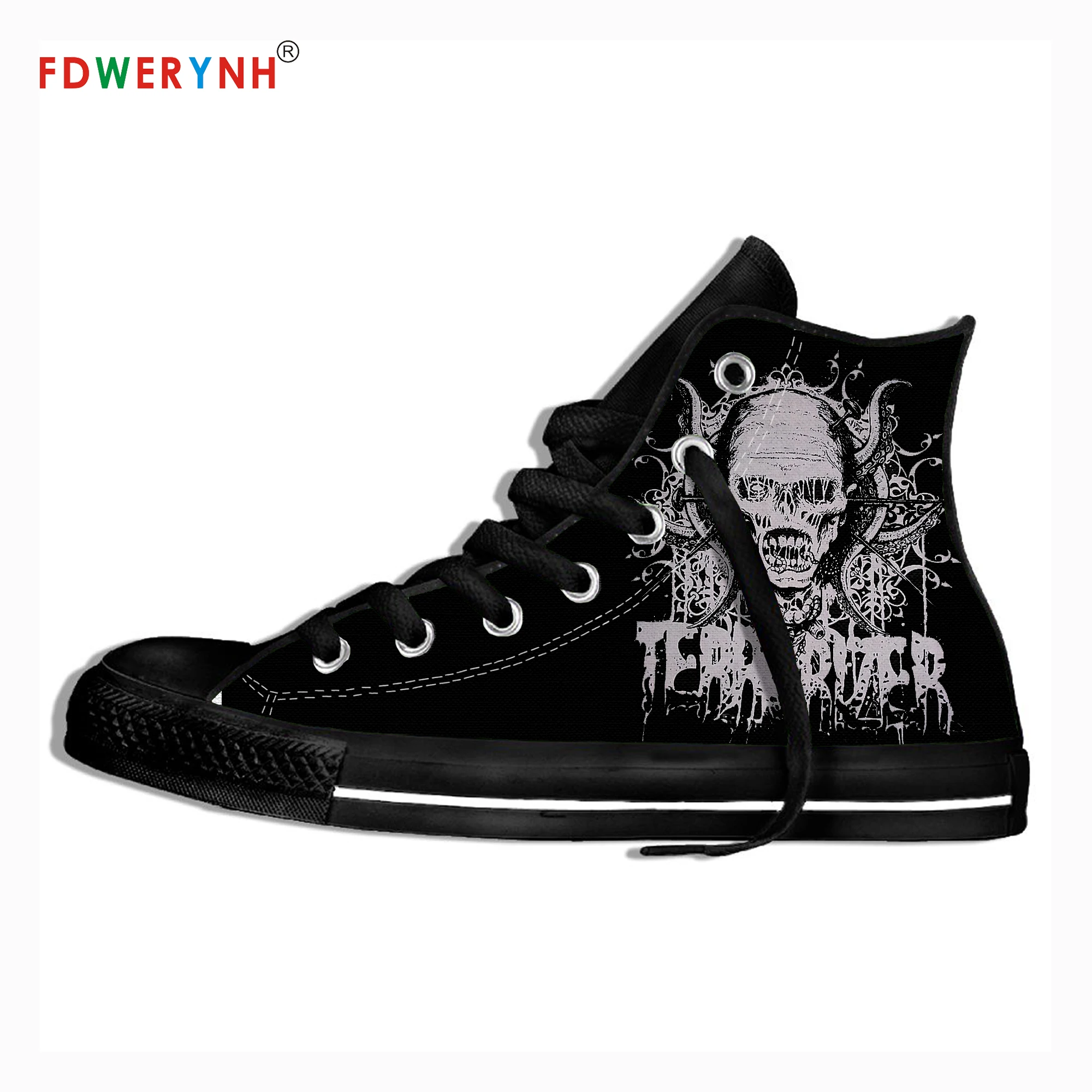 

Men's Casual Shoes Terrorizer Band Most Influential Metal Bands of All Time 3D Pattern Logo Men Shoes