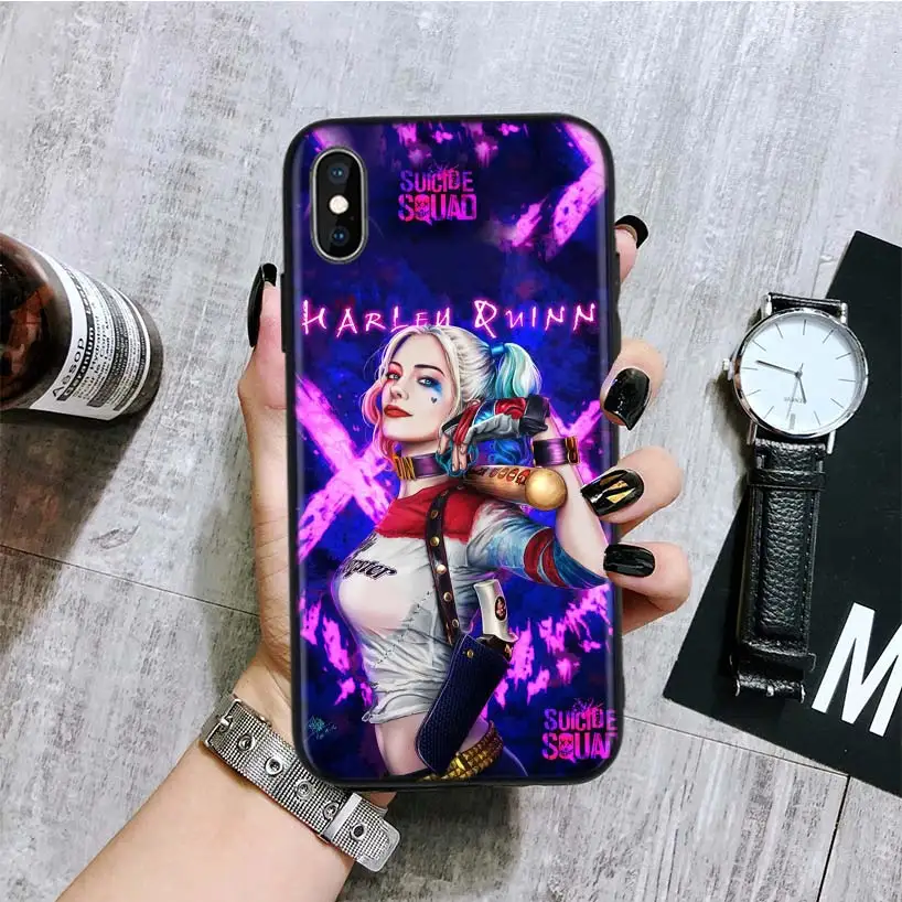 Джокер Отряд Самоубийц черный чехол для телефона Apple IPhone 11 Pro XS MAX XR 7 8 6S Plus X 10 Ten 5 5S SE Coque Shell - Цвет: BA288-2