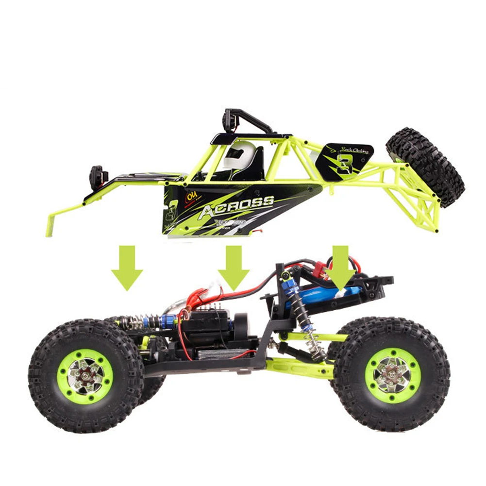 Pokich RC автомобиль внедорожный грузовик Высокая скорость четыре-привод внедорожный альпинистский автомобиль 50 км соревновательная игрушка автомобиль 1:12 дистанционное управление модель автомобиля