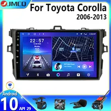 Jmcq Android 10 Auto Radio Voor Toyota Corolla E140 / 150 2006 2007-2009 2010 2011 2012 2013 Multimedia video Speler 2din Dsp Dvd