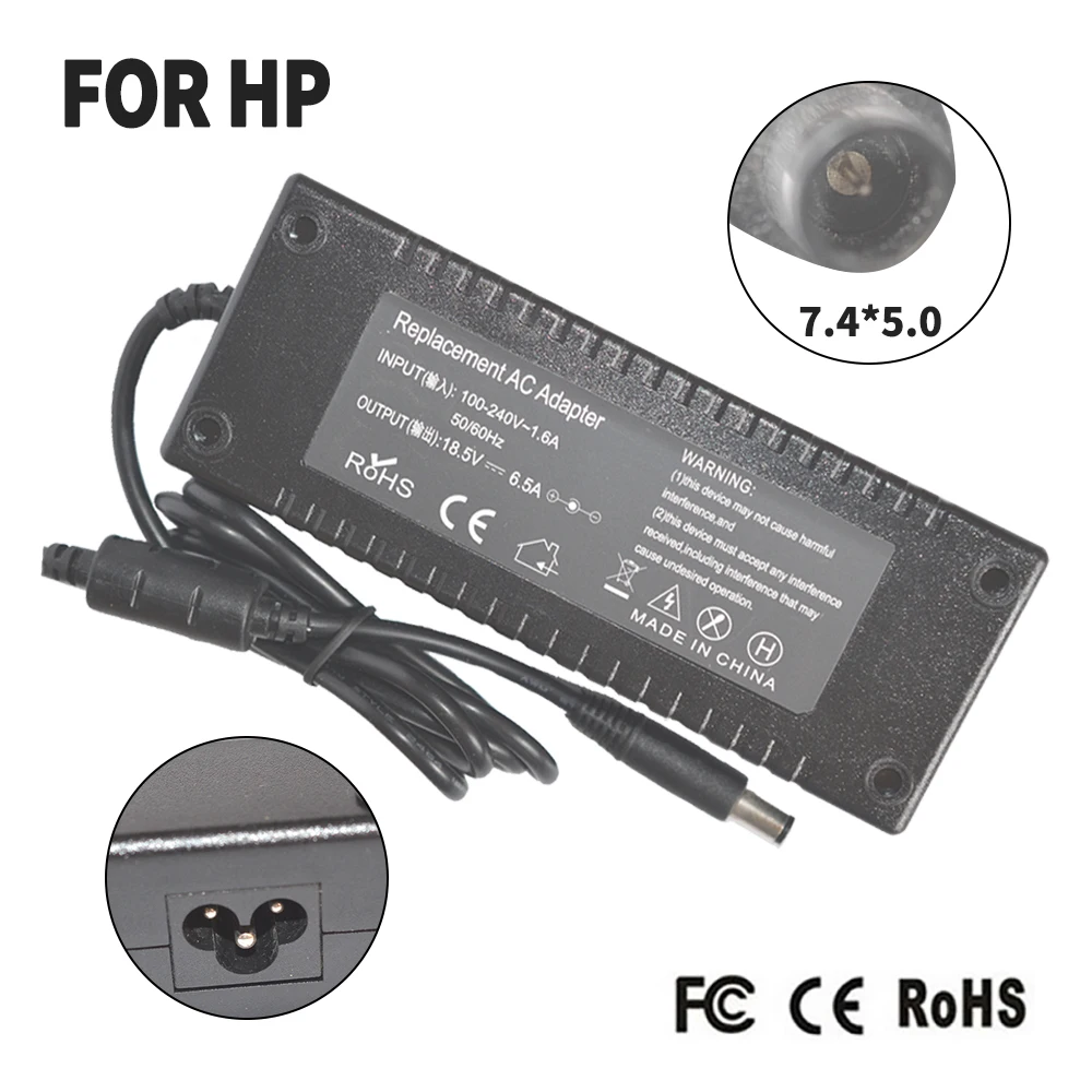 18 5 в 7 4 A 0*120 мм 391174 Вт 384023-001-001 Замена для HP DV2 DV3 DV4 DV5 DV6 DV7 HDX9000 адаптер переменного