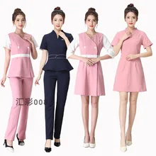 Медицинские Халаты униформа для сотрудниц спа-салонов медсестра униформа для салонов красоты форма стоматологическая клиника педикюр Униформа техника салонах красоты