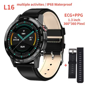 

L16 Sports Smart Watch Men ECG PPG Smartwatch IP68 Bluetooth Music Control Blood Pressure Heart Rate Fitness Band VS L13 L11 L12