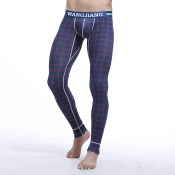 

Men Long Johns Thermal Underwear Sexy Cotton Underpants Legging