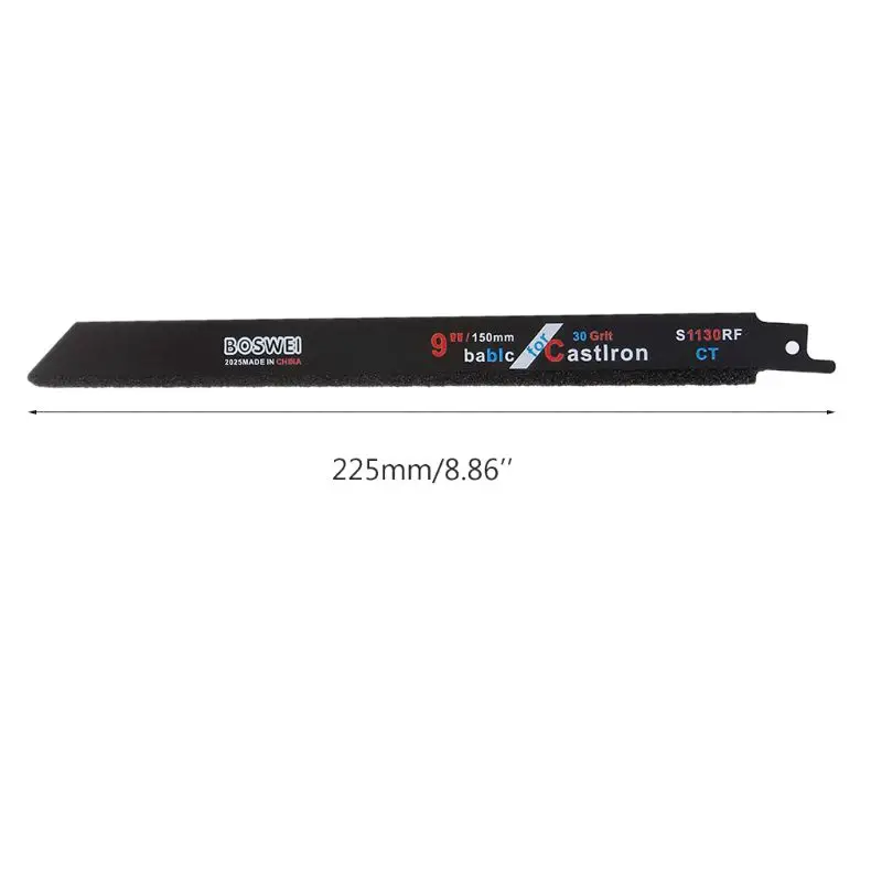 2шт 225 мм 9''Carbide возвратно-поступательное лезвие пилы для резки керамического чугуна S1130RF N84C