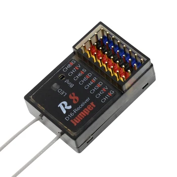 

Jumper-XYZ R8 Receiver 16CH Sbus/PWM for Frsky D16 D8 Mode Radio Remote Controller Special for PIX PX4 APM Flight Controller