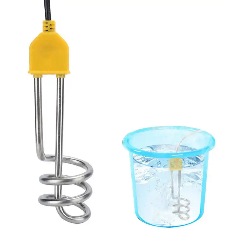 1500W Mini Electric Water Heater Immersion Water Boiler Bathroom Heated Swimming Pool Instantaneous Heater Element electric water heater