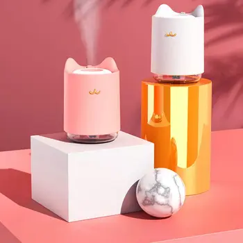 

Cute Cat Air Humidifier Home Office USB Desktop Small Ultrasonic Spray Air Humidifier Gifts Present For Woman Gift