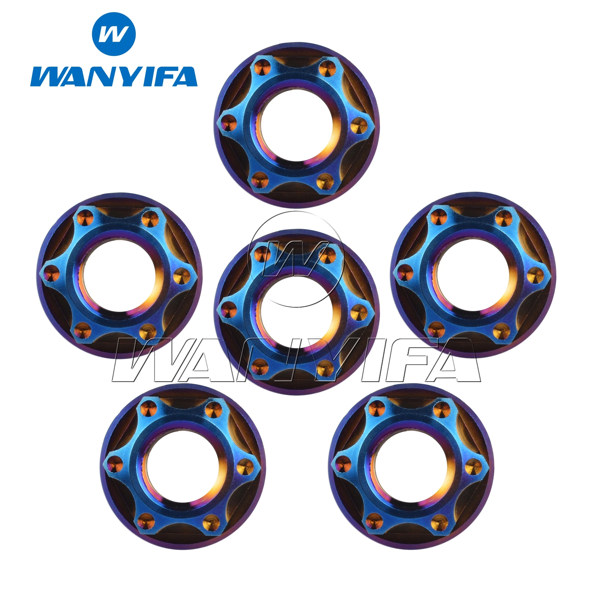 de titanio eixo traseiro m6 m8 m10 m12 m14 m16 6 pecas 04