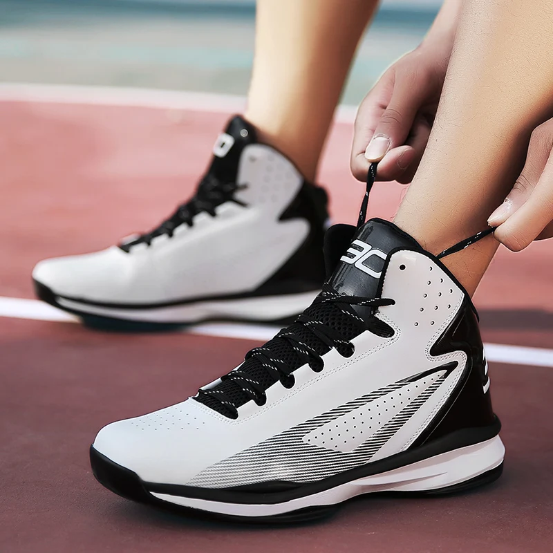TRYJADE Новинка Jordan баскетбольные кроссовки мужские кроссовки с воздушной подушкой мужские высокие ботинки уличная спортивная обувь мужские Нескользящие кроссовки мужские