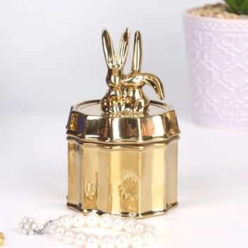 

Earrings Ring Storage Box Ceramics Jewelry Box Organizer Jewelry Display Show Jewelry Storage Organizer for Wedding Ring Box