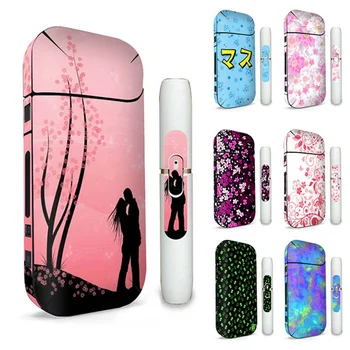 

9 Colors Colorful Painting Sticker Case Cover For IQOS 2.4 Plus
